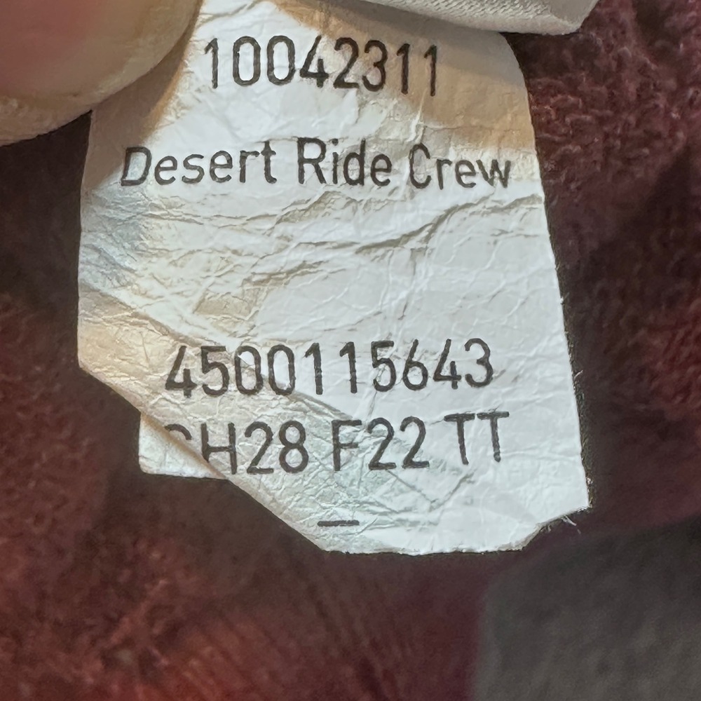 Ariat Sweatshirt Womens L Burgundy Desert Ride Crew Western Graphic 10042311 - Picture 5 of 10
